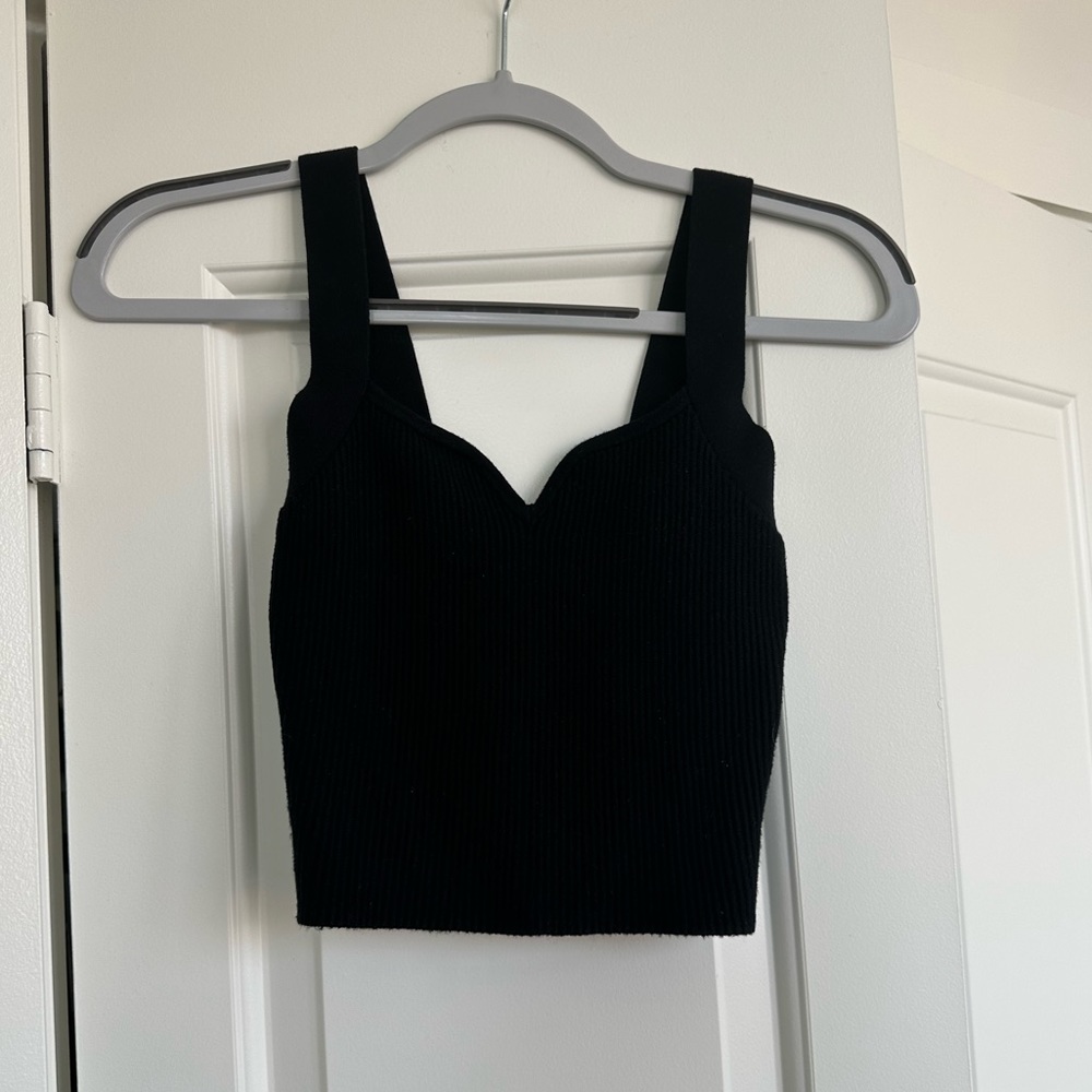 Abercrombie and Fitch CS Crop Top ribbed
